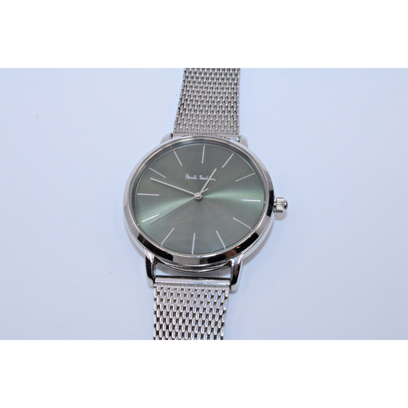 C8 Special Edition PAUL SMITH 38mm Lgt Green Stainless Steel Mash Bracelet Watch - Picture 2 of 6